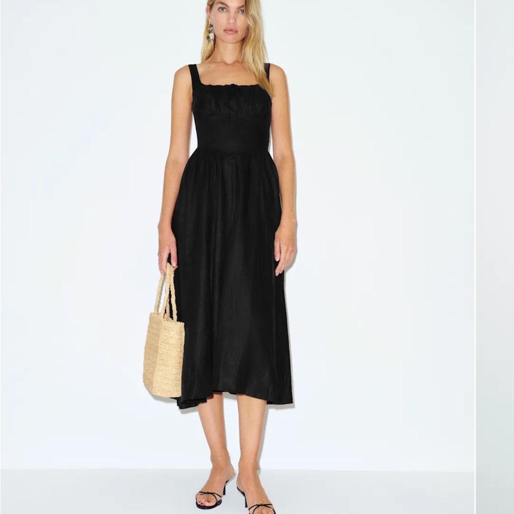 Reformation Balia Linen Dress